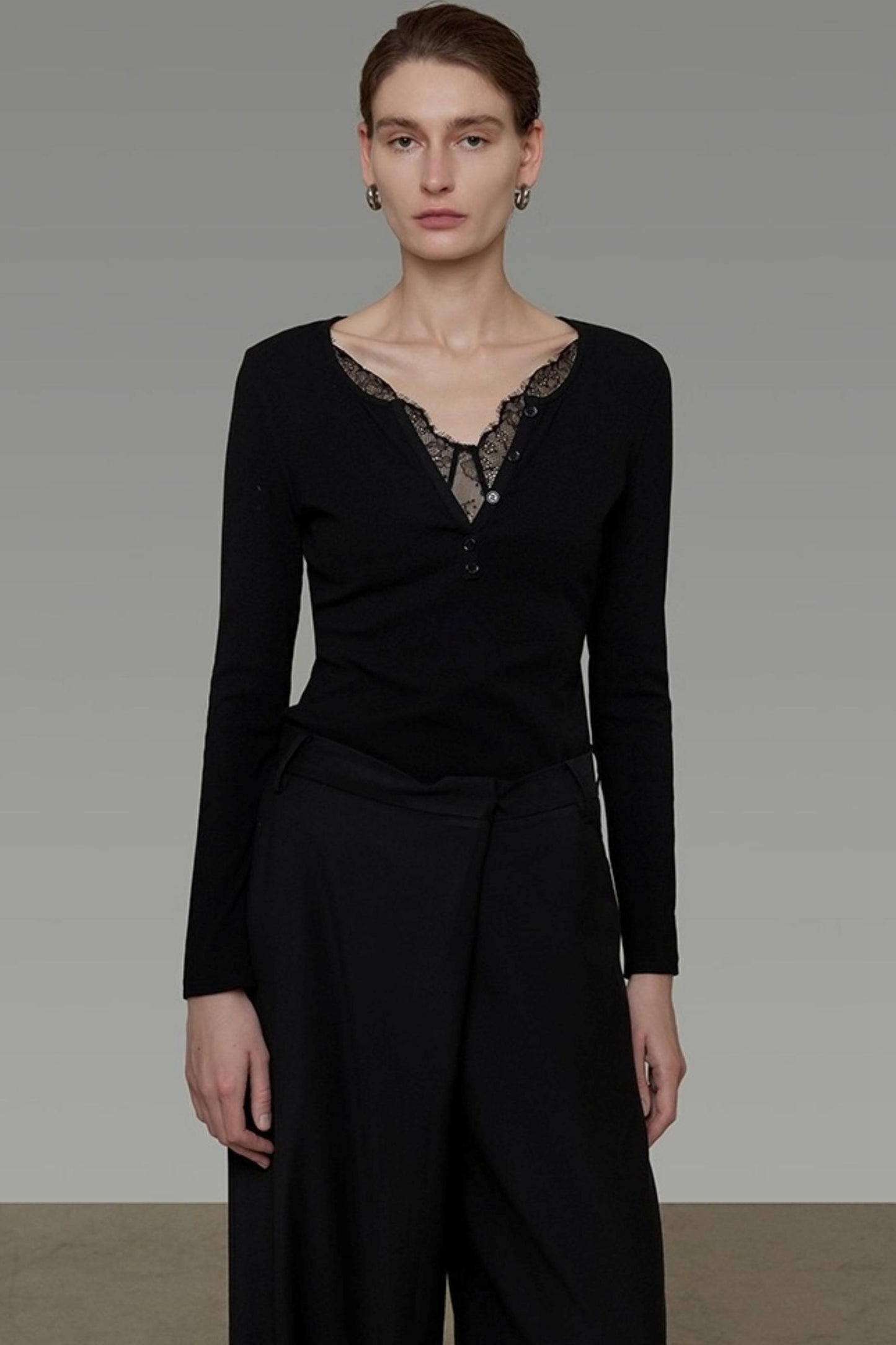 High-End Minimalist Slim Knitwear