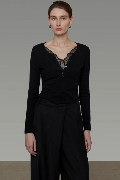 High-End Minimalist Slim Knitwear