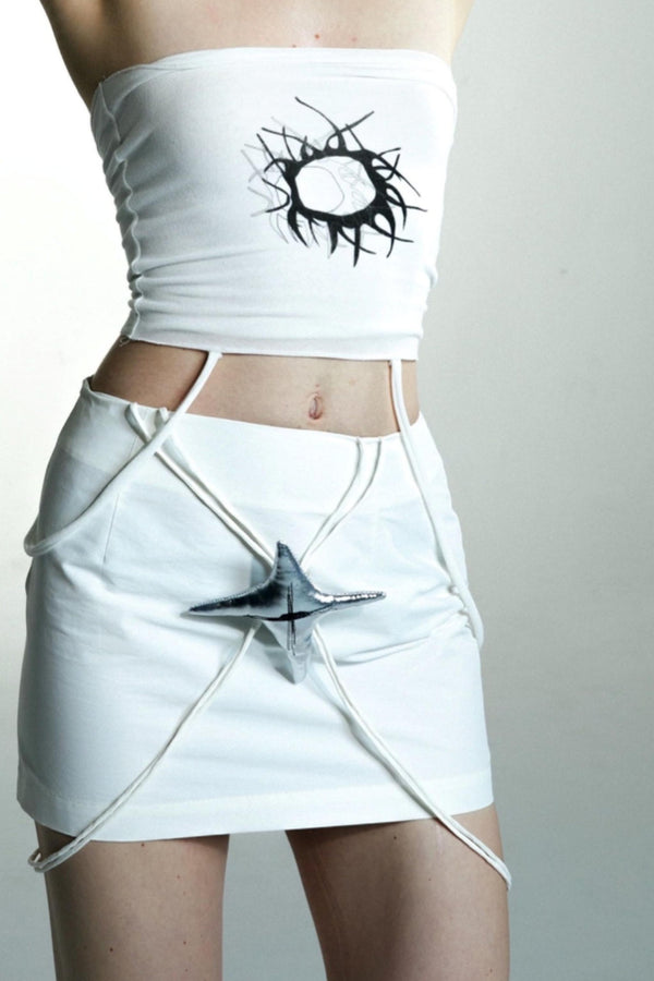 Star Halter Mini Skirt