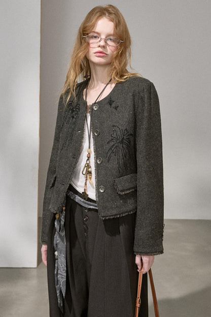 Bead-Embroidered Fireworks Jacket