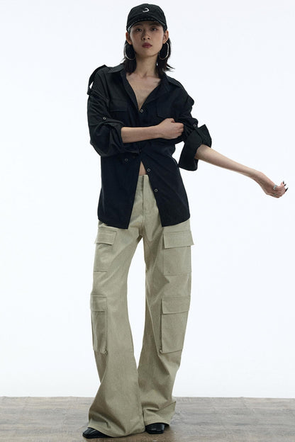 Modern Khaki Cargo Pants