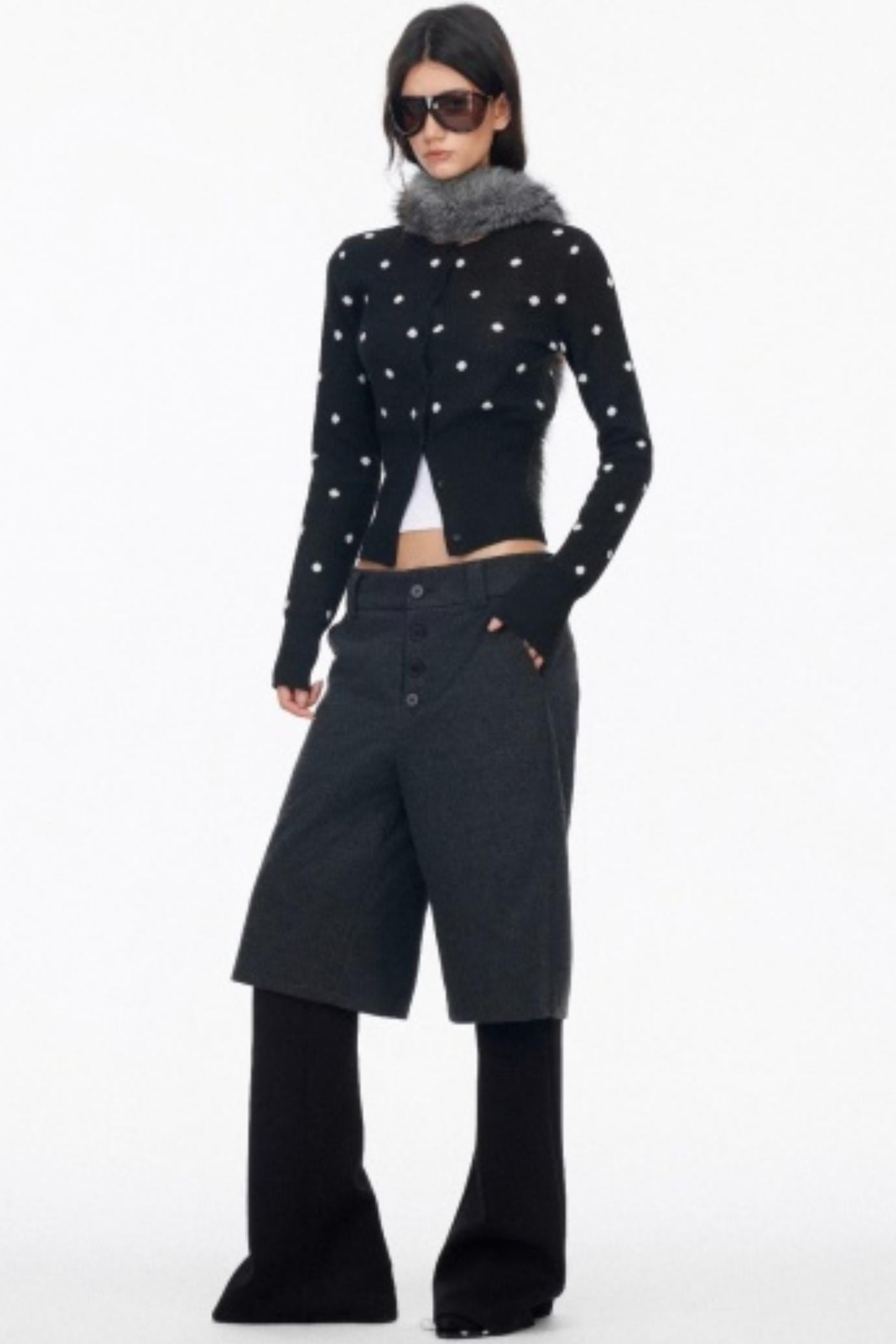 High-End Layered Bootcut Pants