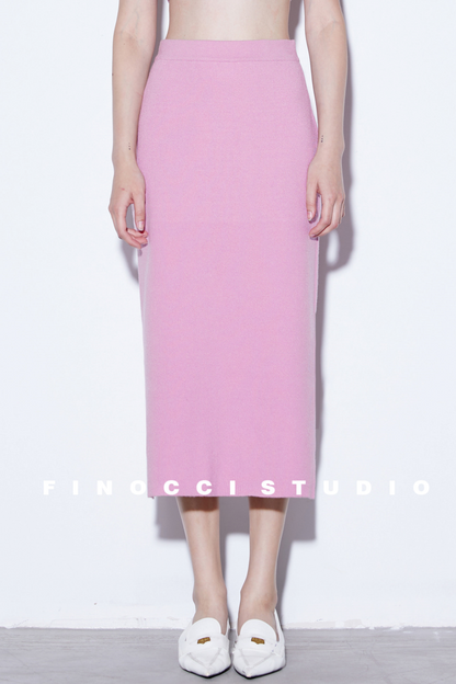 Minimalistisches Sling-Rock-Set aus Seiden-Lyocell
