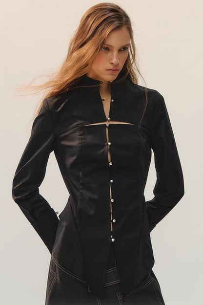 Night Wave Dekonstruierte Bluse