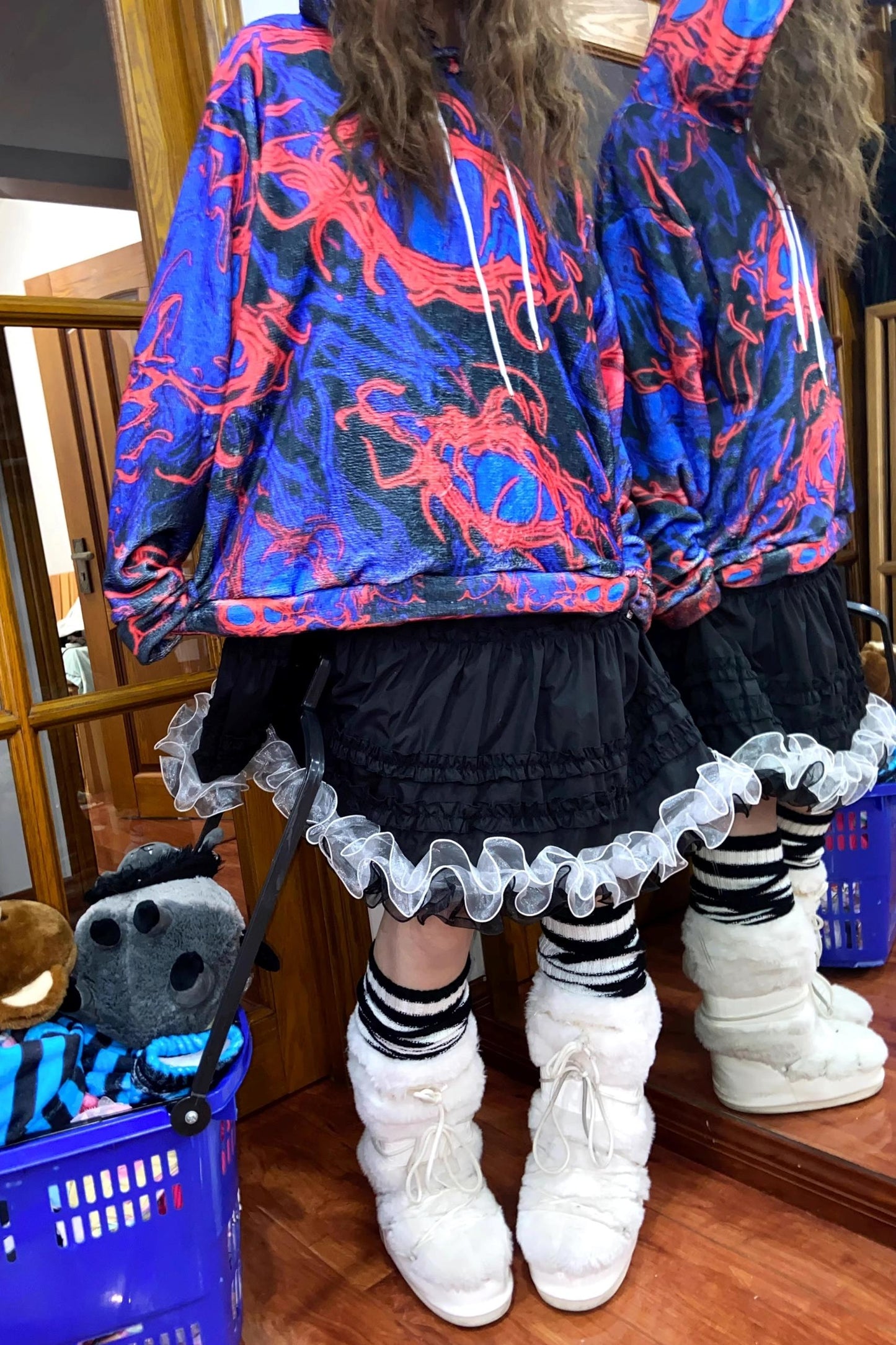 Subculture Blue Fleece Sweatshirt