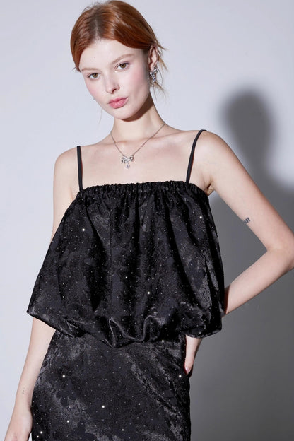 Flashing Butterfly Jacquard Suit Set-Up