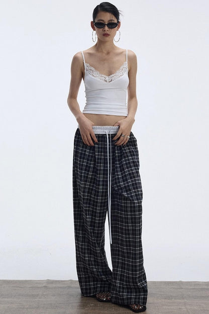 Soft Plaid Slacks