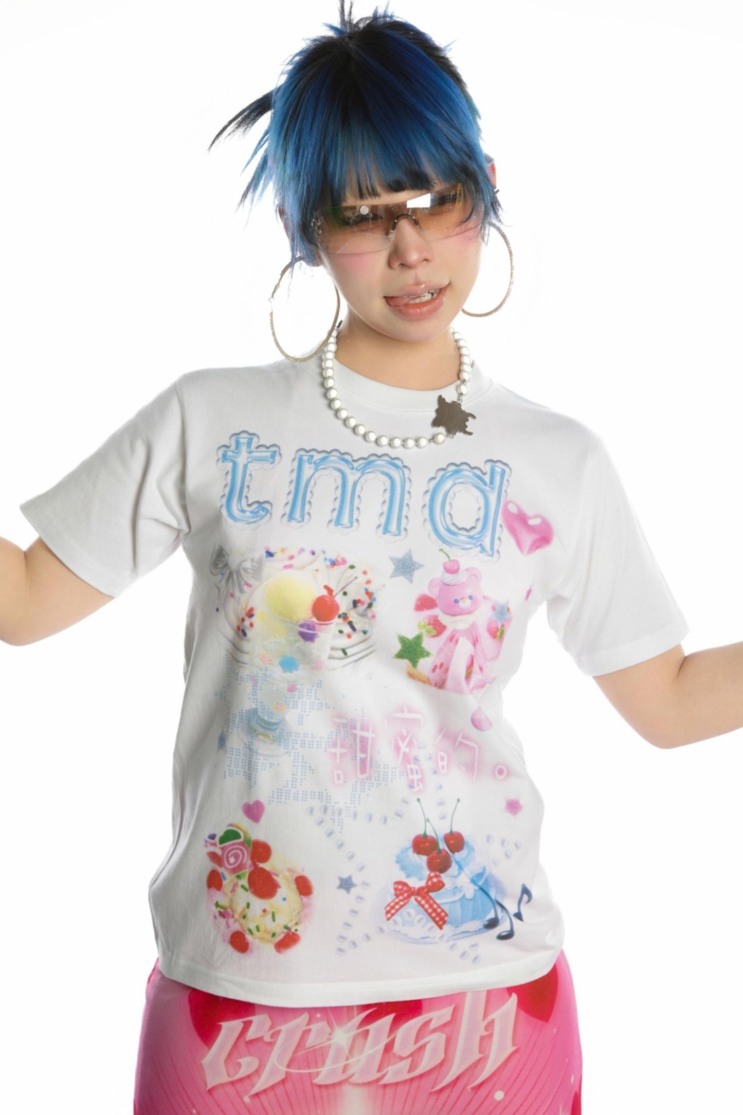 Sweet Cotton Shoulder T-Shirt