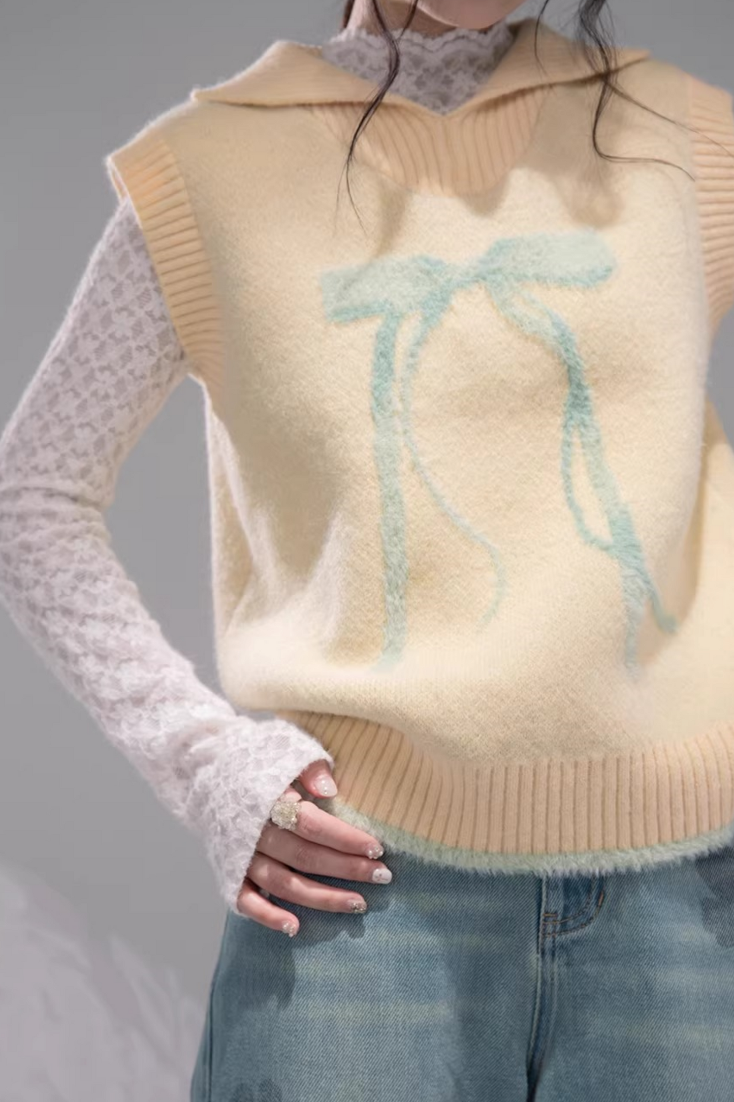 Bright Spring Day Jacquard Vest