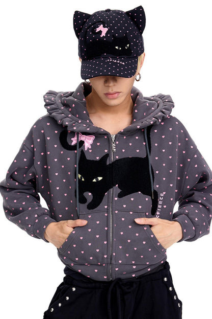 Cat Style Peaked Cap