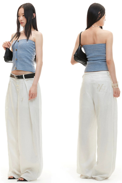 Merino Wool Slimming Tube Top