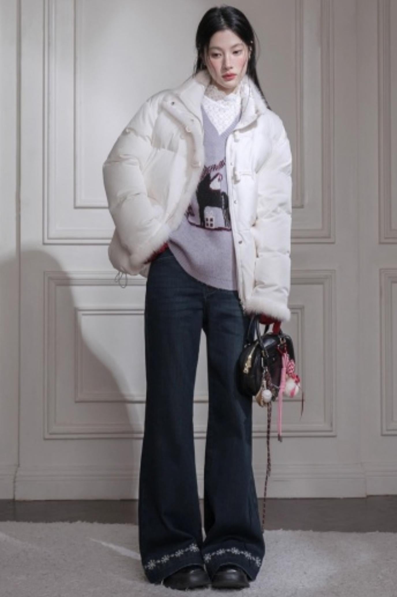 Soft Mist Purple Wool Sweater