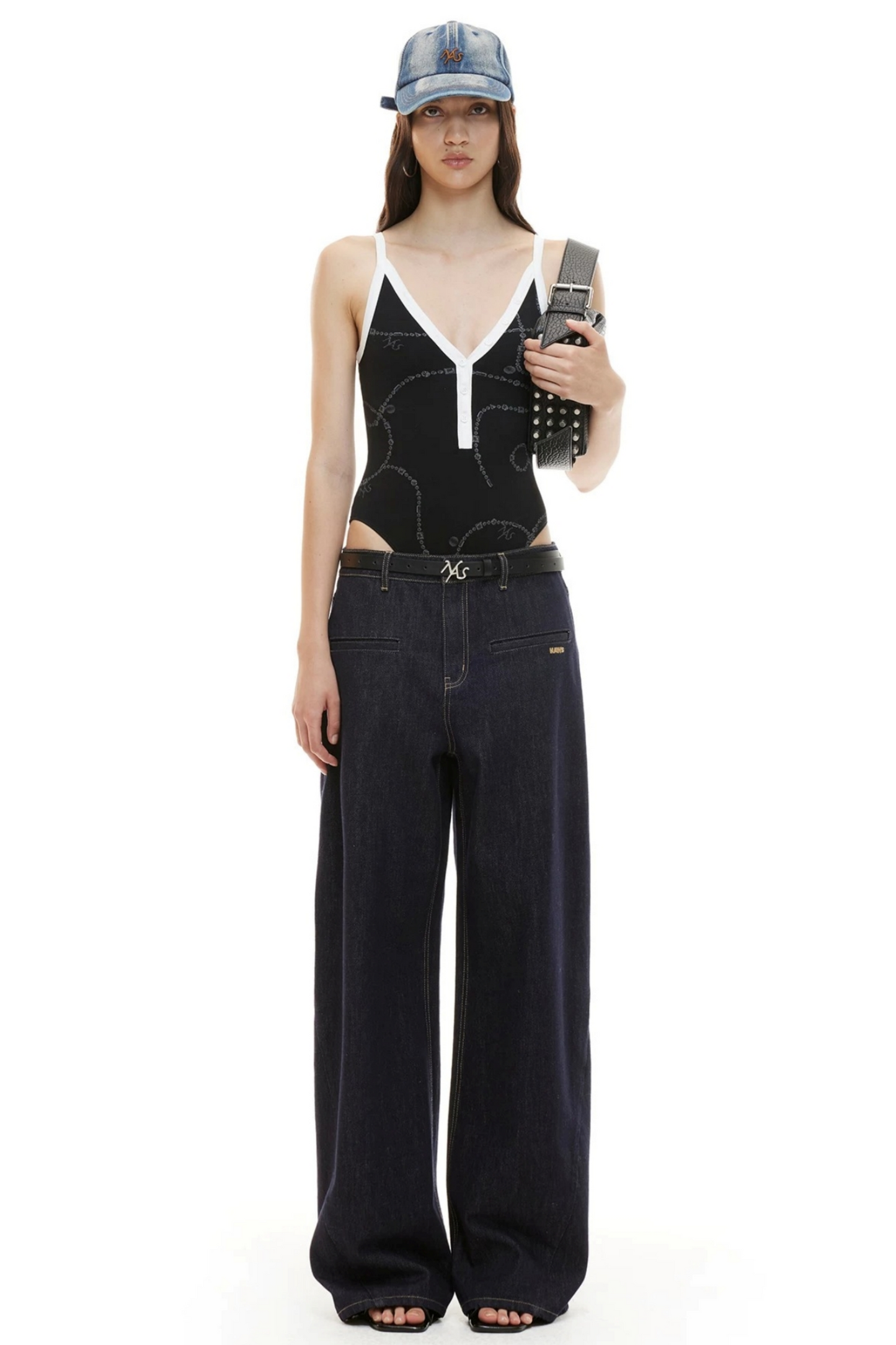 Color-Blocked Slim-Fit Camisole