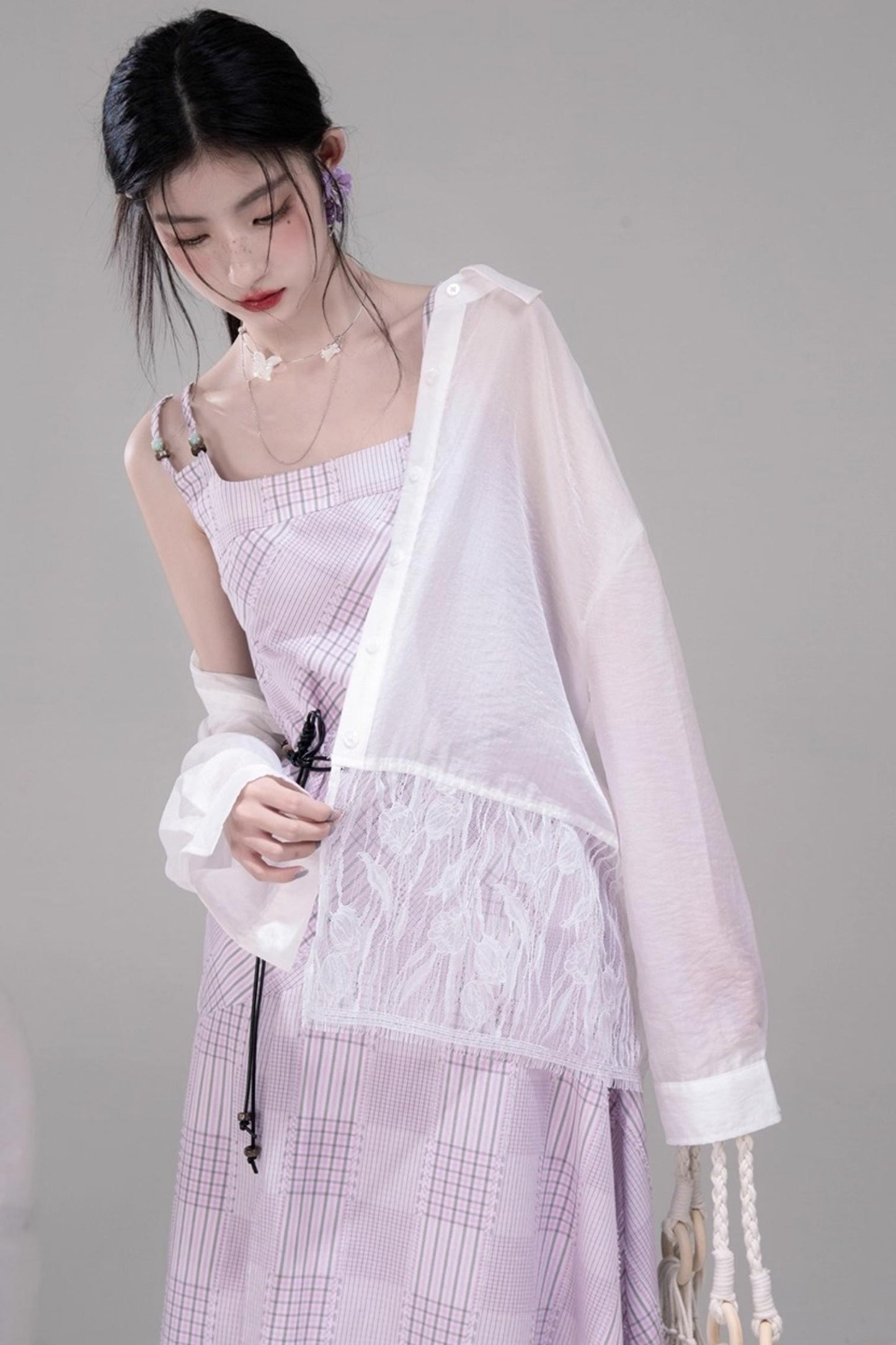 Artistic Halter Dress