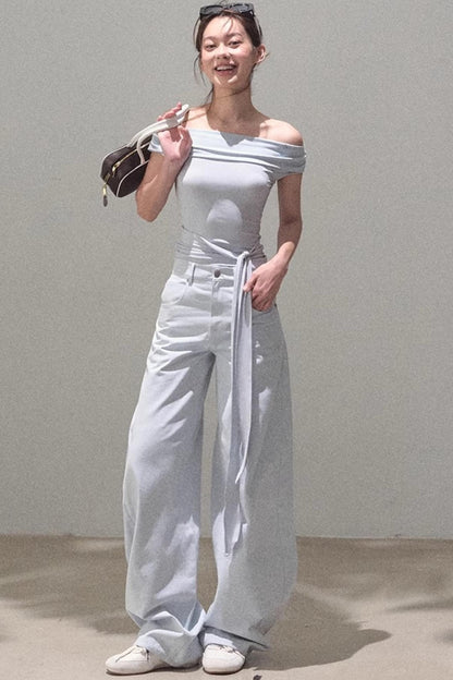 Summer Chic One-Shoulder Top