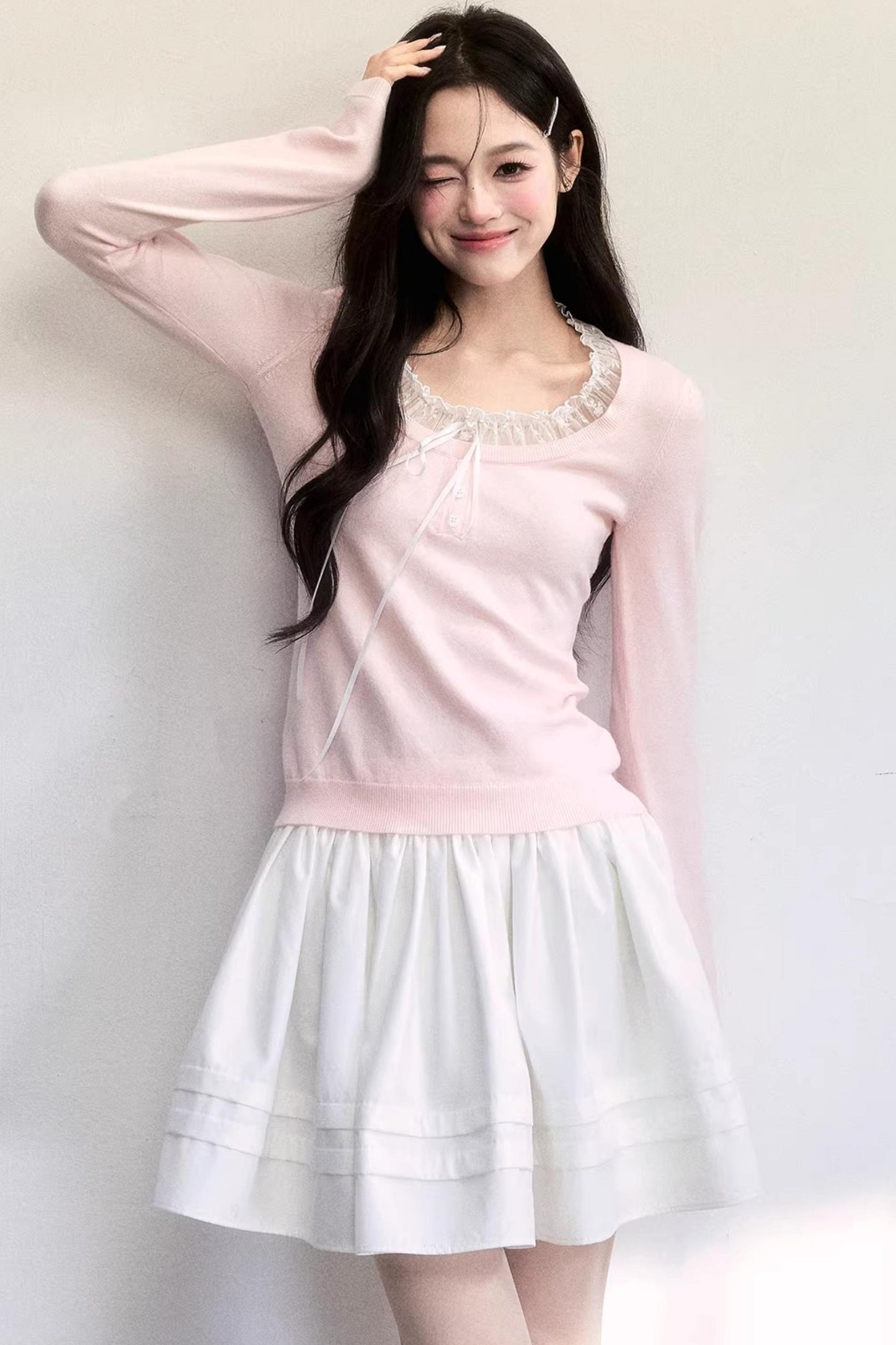 Spring Mist Knit Top