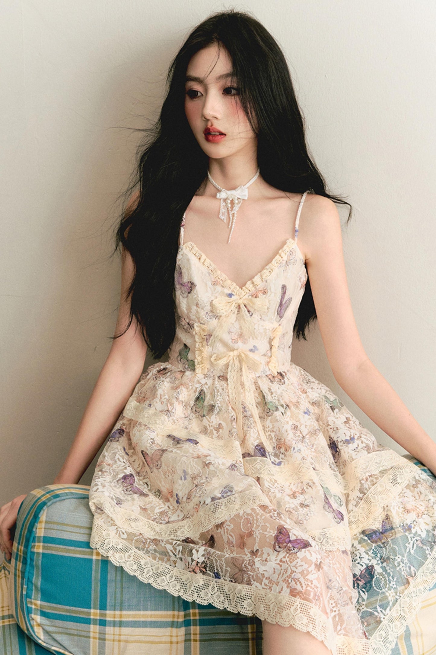 Berlin Girl Vintage Lace Halter Dress