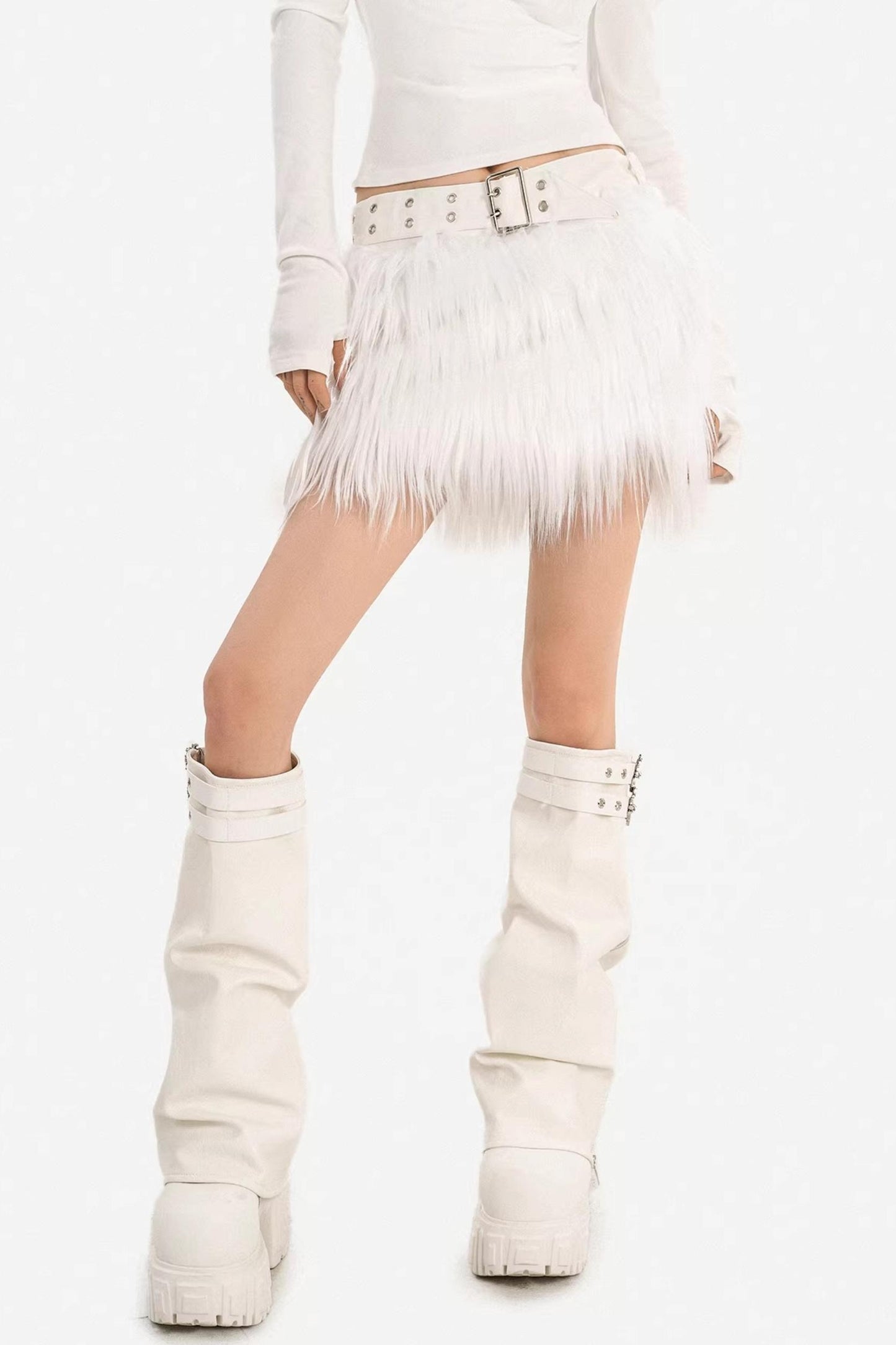 Romantic Gothic Plush Skirt