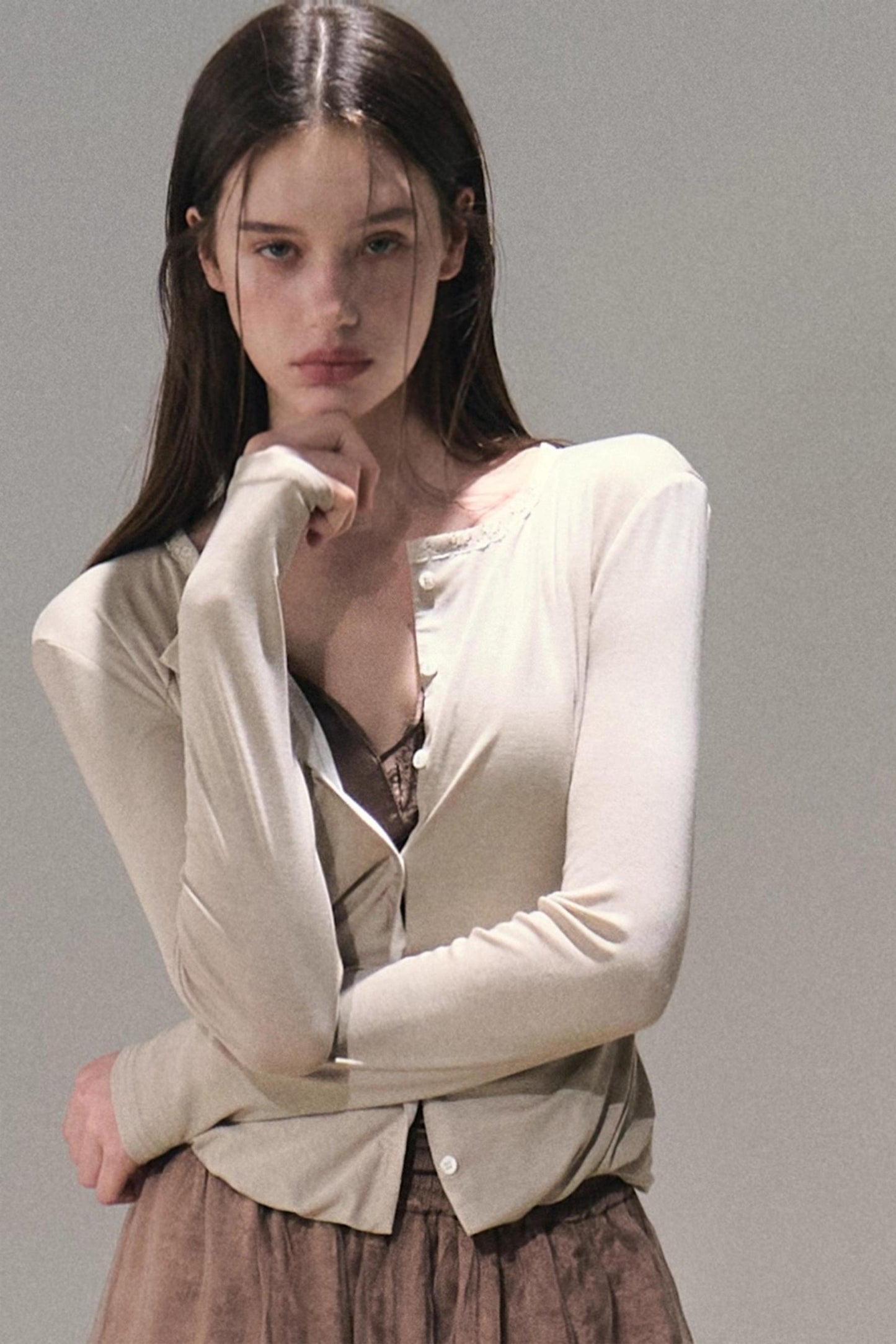 Reversible Bud Cardigan Top