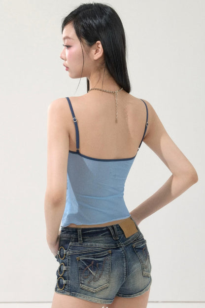 Vintage Distressed Denim Shorts
