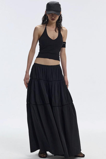 Black Design Tower Skirt
