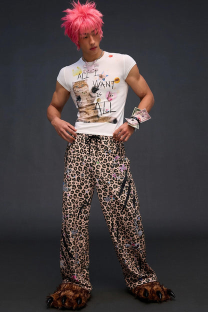 Sweatpants mit Leopardenmuster