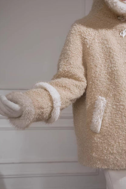 California Sunset Wool Hooded Coat