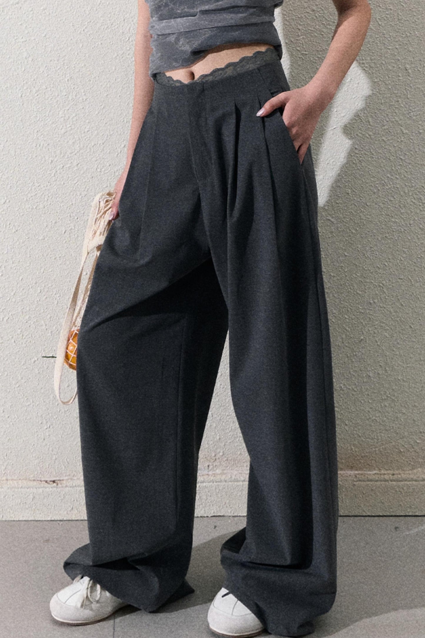 Casual Slim Bandeau & Trousers Set-Up