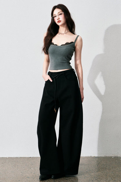Chic Black Machete Trousers