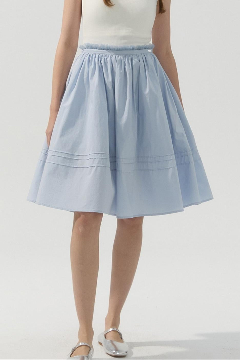 Peninsula Airy Midi Skirt