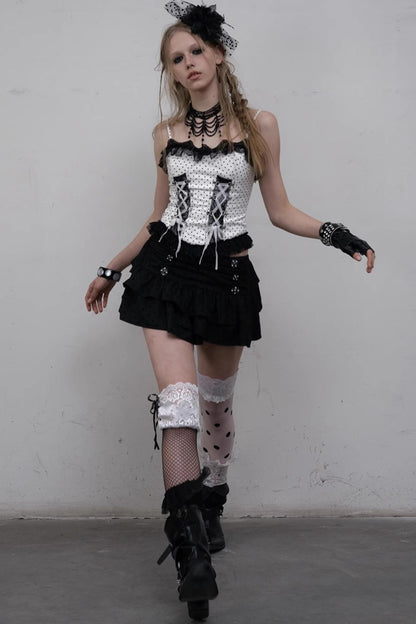 Gothic Lace Mini Top