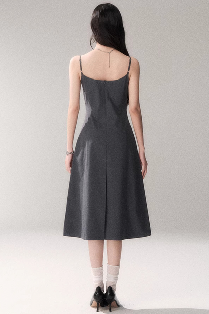 Retro Pure Cotton A-Line Dress