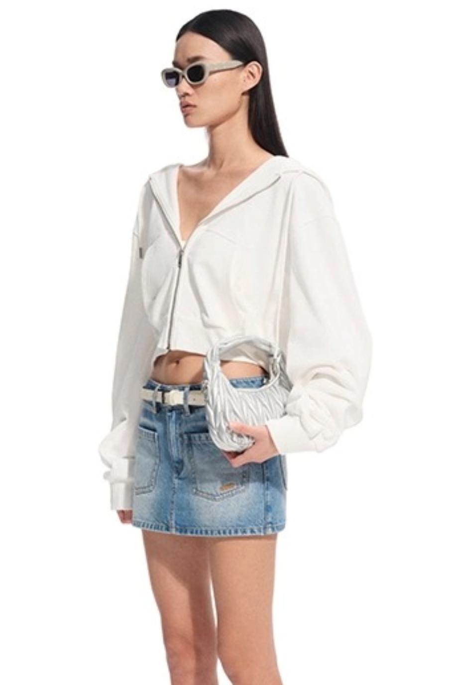 Volcano Hooded Denim Jacket