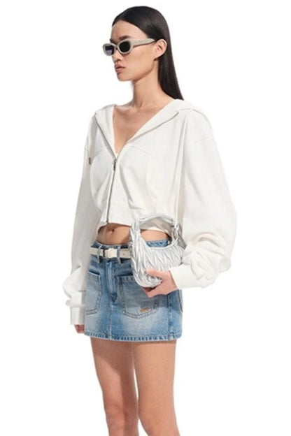 Volcano Hooded Denim Jacket