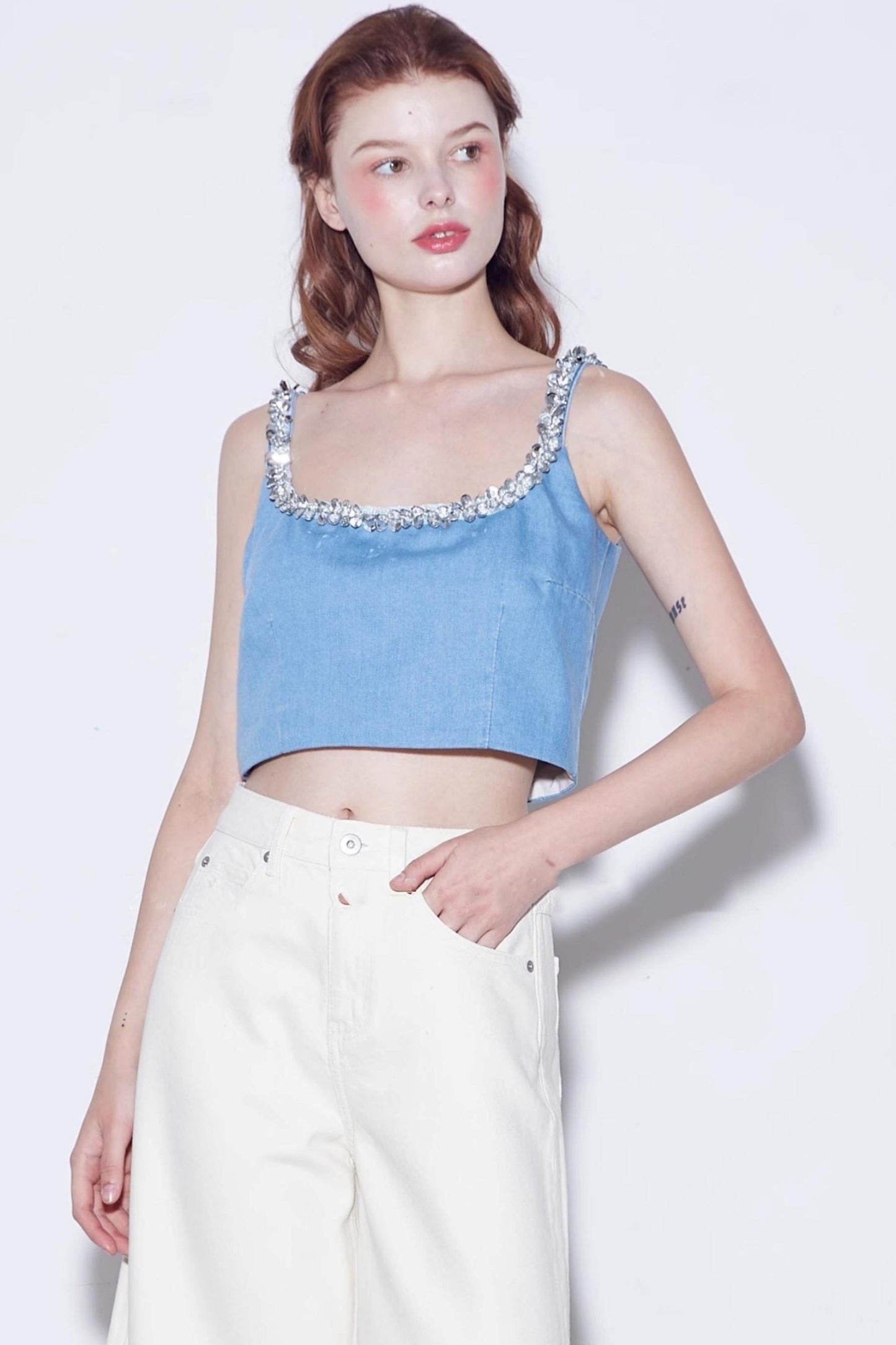 Luxury Denim Undershirt