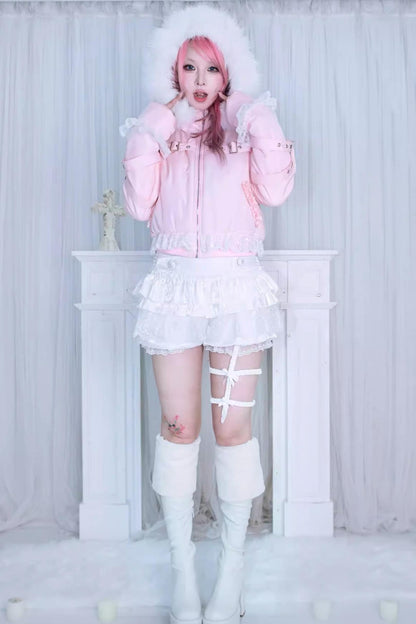 Detachable Hat Punk Jacket