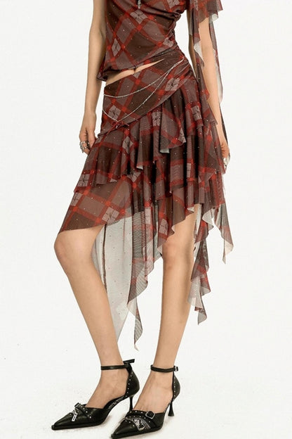 Summer Babes Plaid Skirt