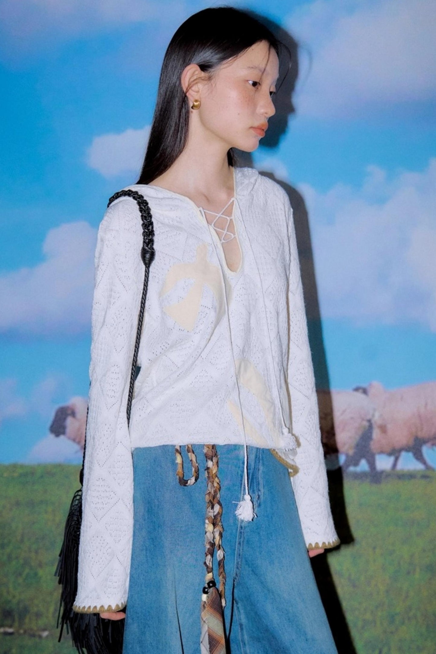 Wilderness Floral Knitted Long Sleeve T-shirt