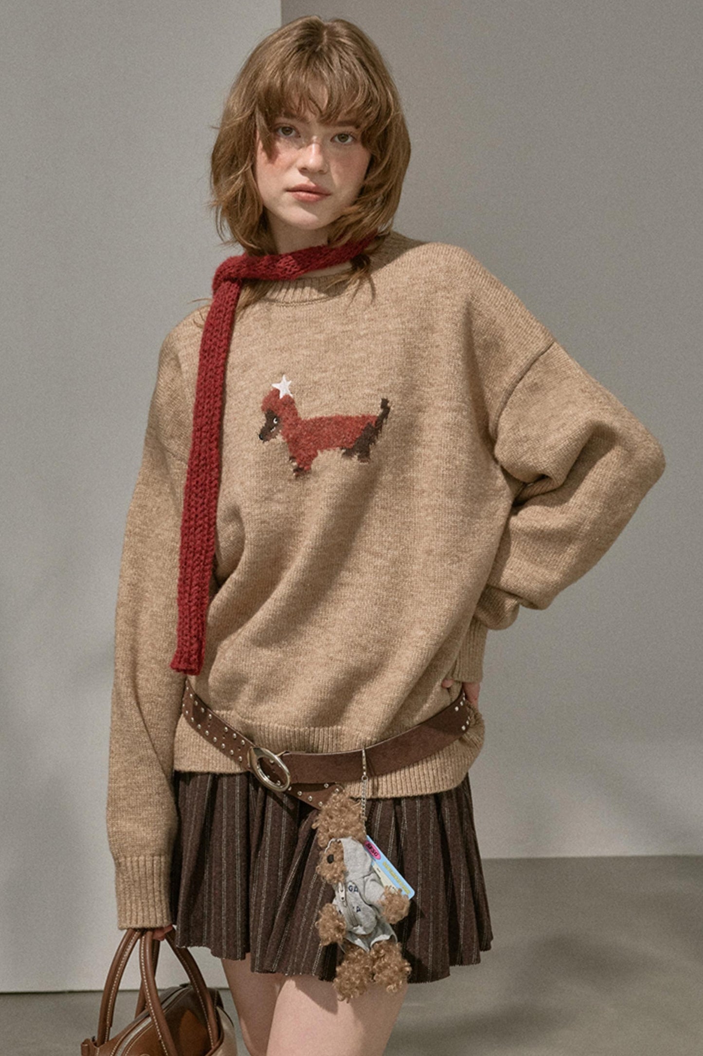 Holiday Dachshund Sweater Top