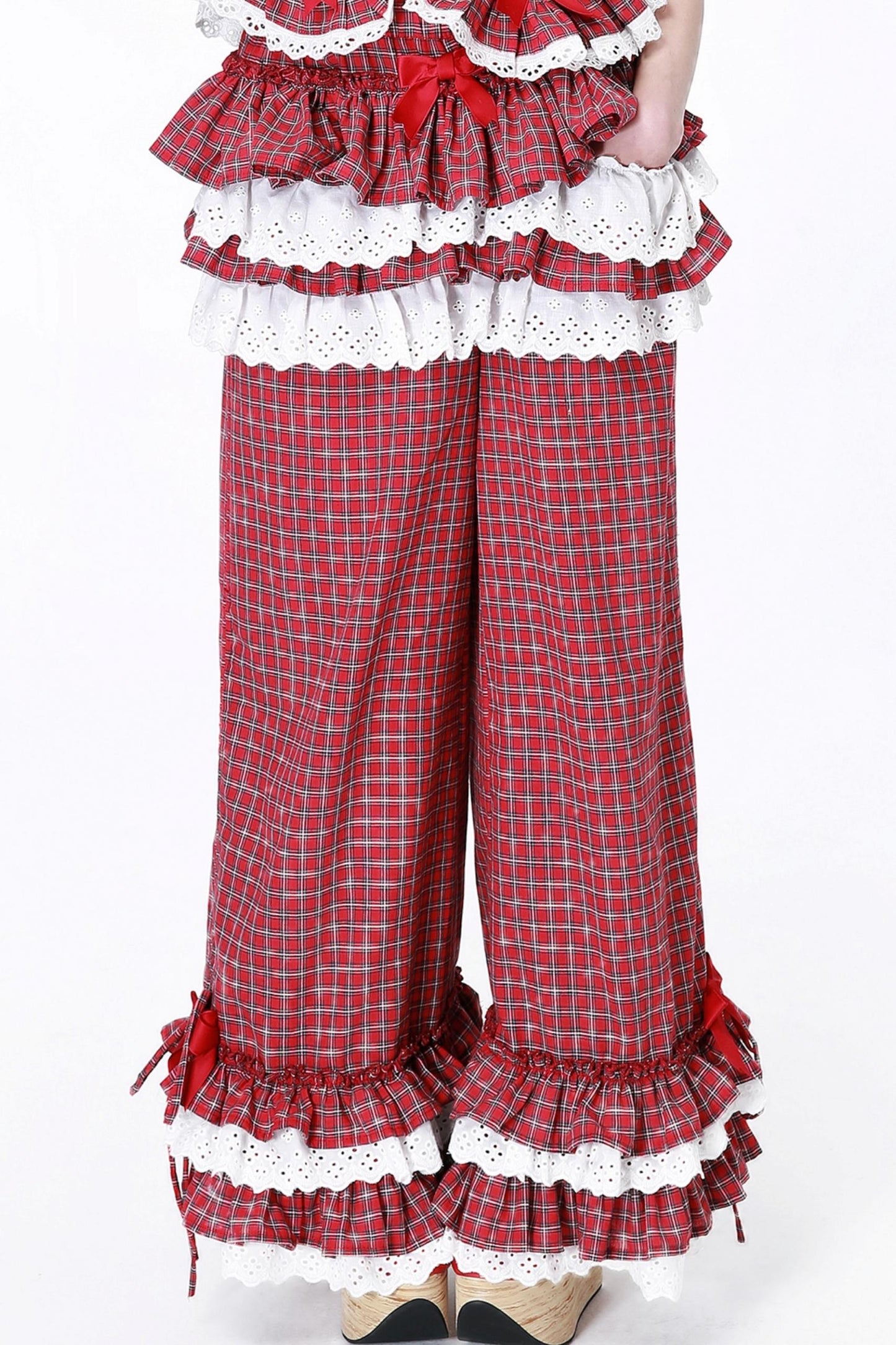 Lolita Style Plaid Long Pants