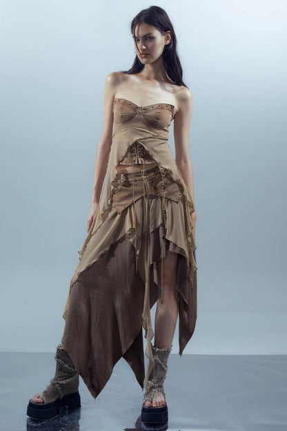 Eclectic Asymmetrical Skirt