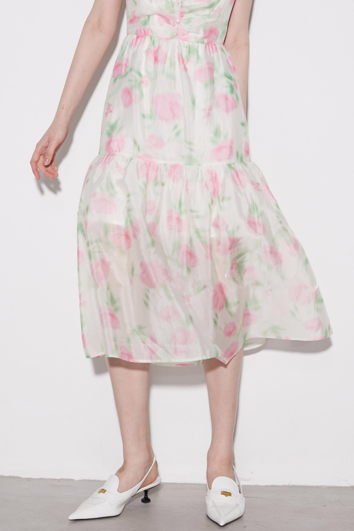 Luxe Copper Halter Dress