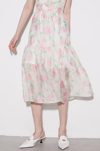 Luxe Copper Halter Dress