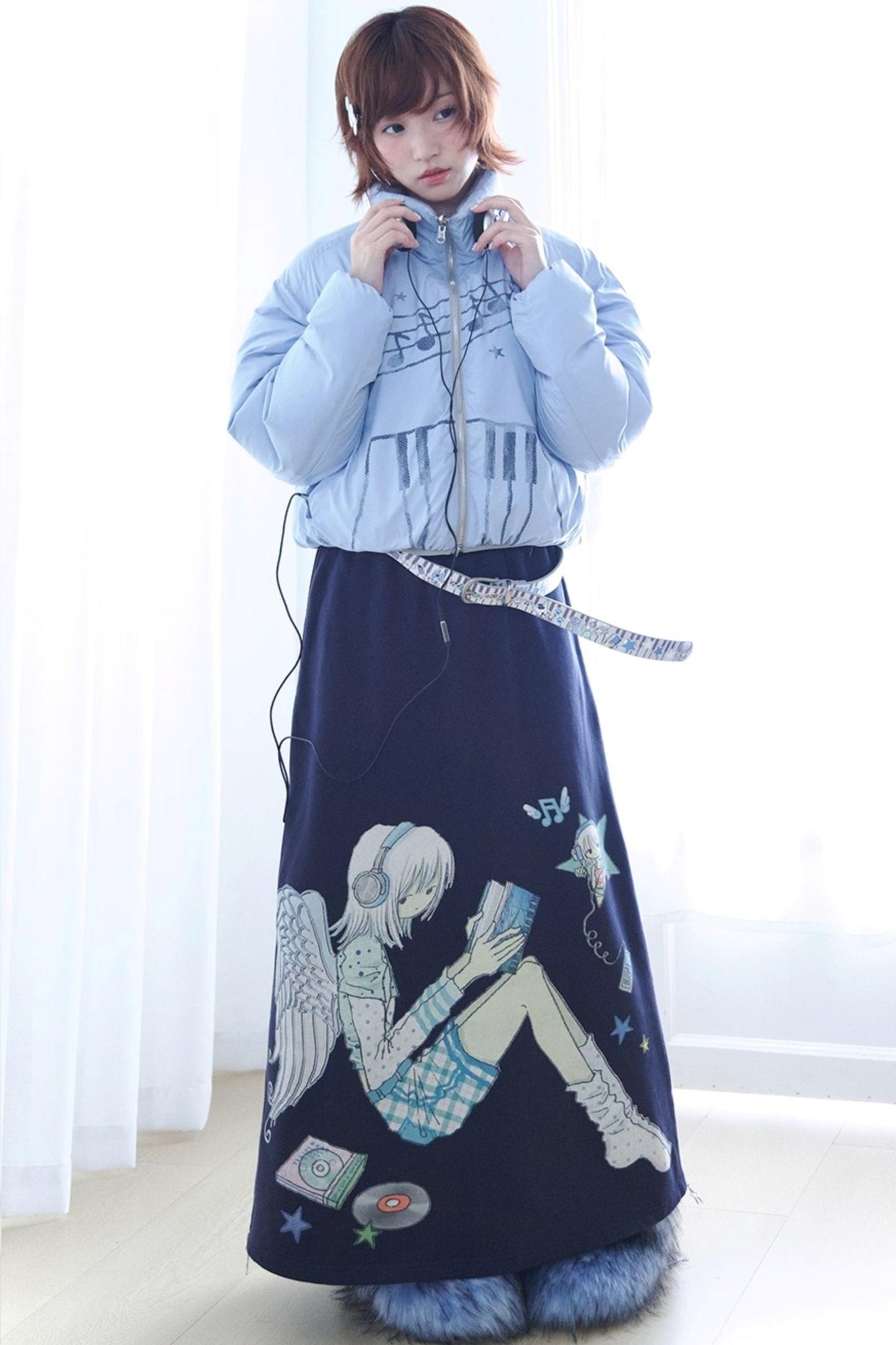 Original Navy Blue A-Line Skirt