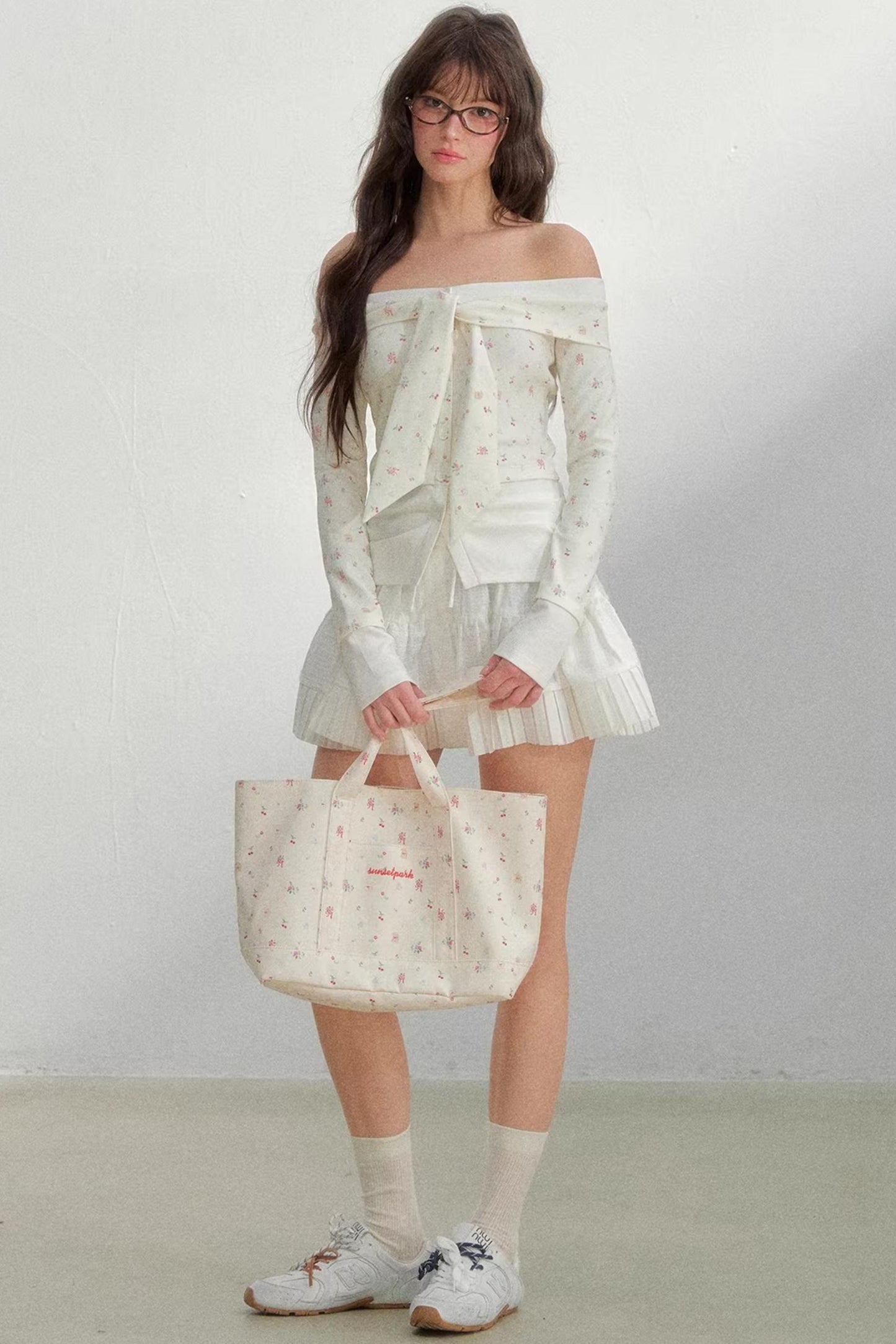 Bright Cherry One-Shoulder Top