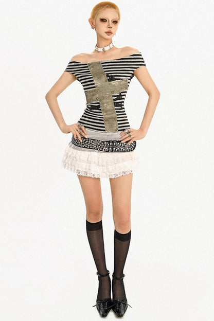Original Stitched Striped T-Shirt