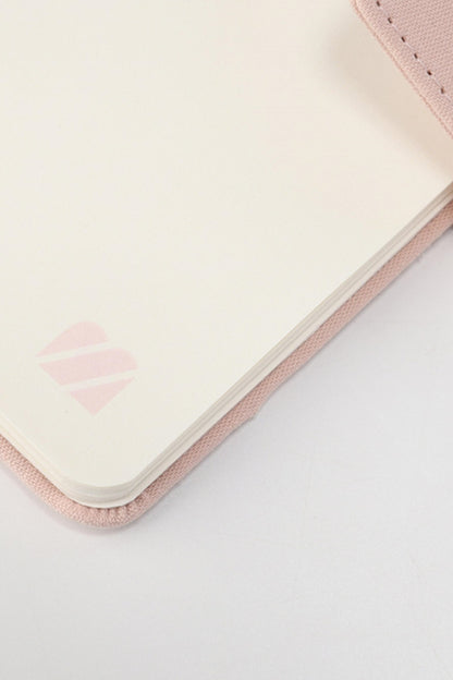 Handmade Rose Stitch Fabric Journal Notebook