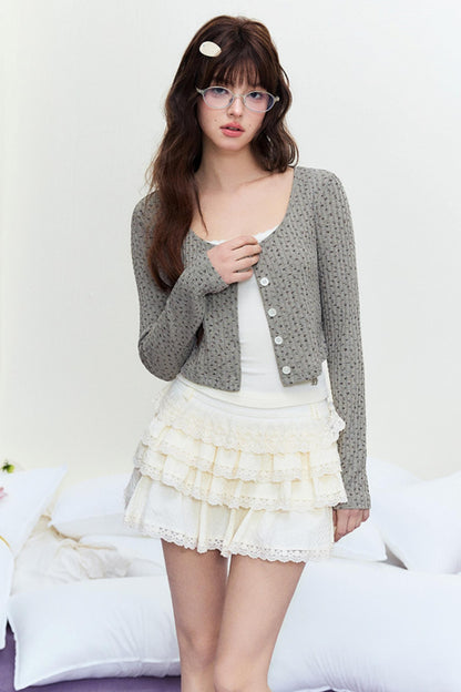 Fluffy Lace Ballet Skirt