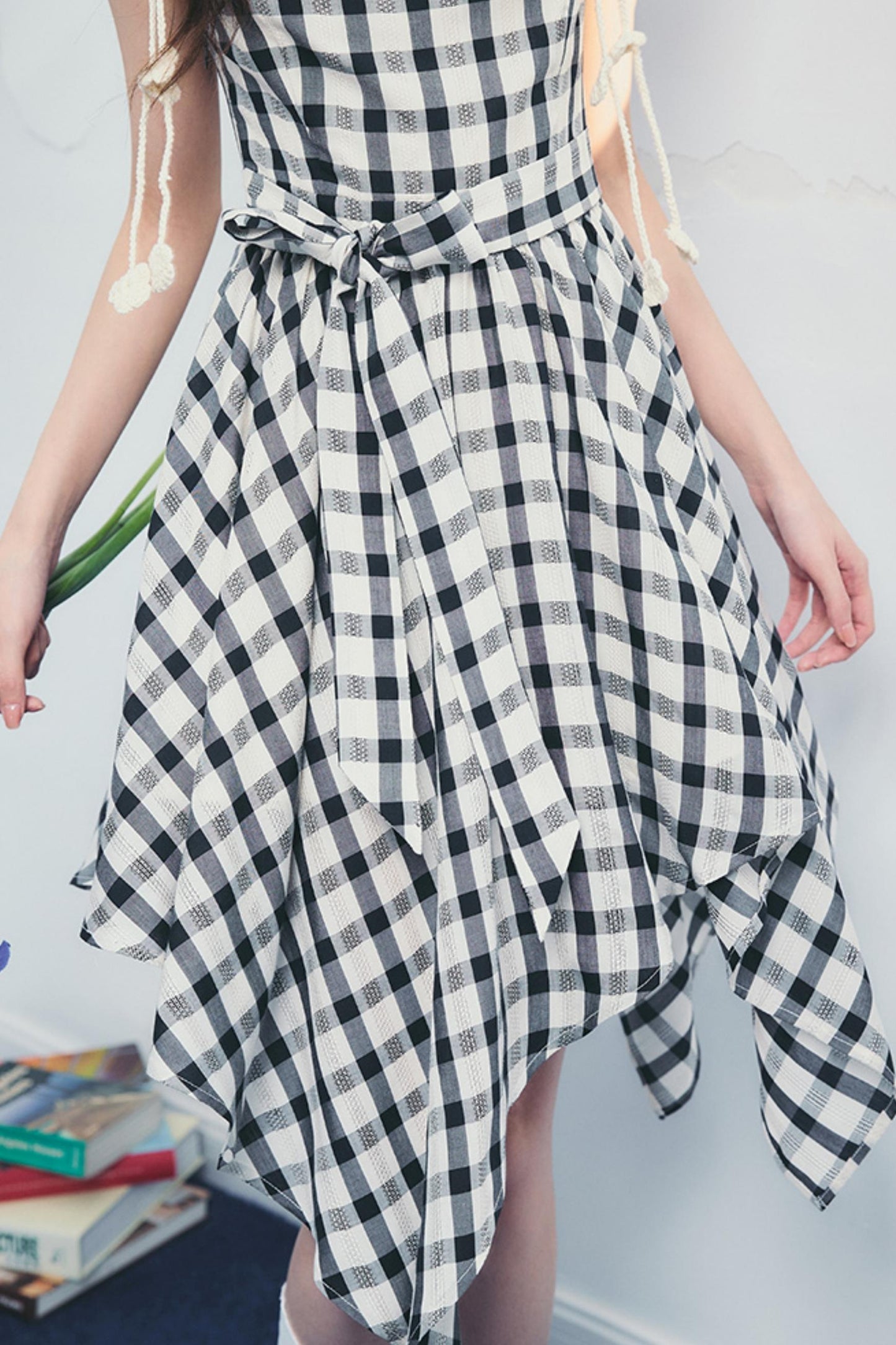 Forest End Plaid Swing Dress