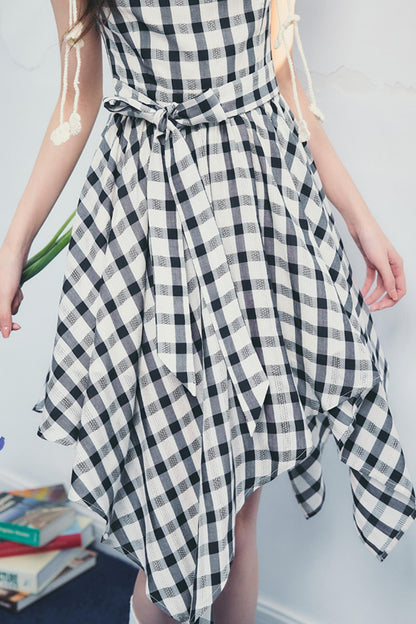 Forest End Plaid Swing Dress